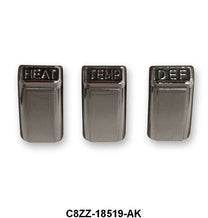 HEATER CONTROL KNOBS - 68 MUSTANG W/O A/C SET OF 3