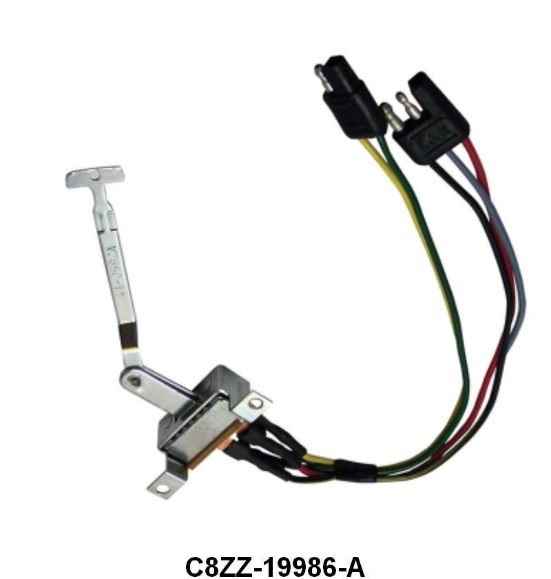 REPRODUCTION HEATER SWITCH - 68 MUSTANG WITH IN DASH A/C