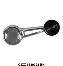 QUARTER WINDOW HANDLE - 68-70 MUST/FLCN/FRLN W/BLACK KNOB