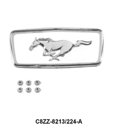 GRILLE HORSE AND CORRAL ASSEMBLY - 68 MUSTANG STANDARD, GT