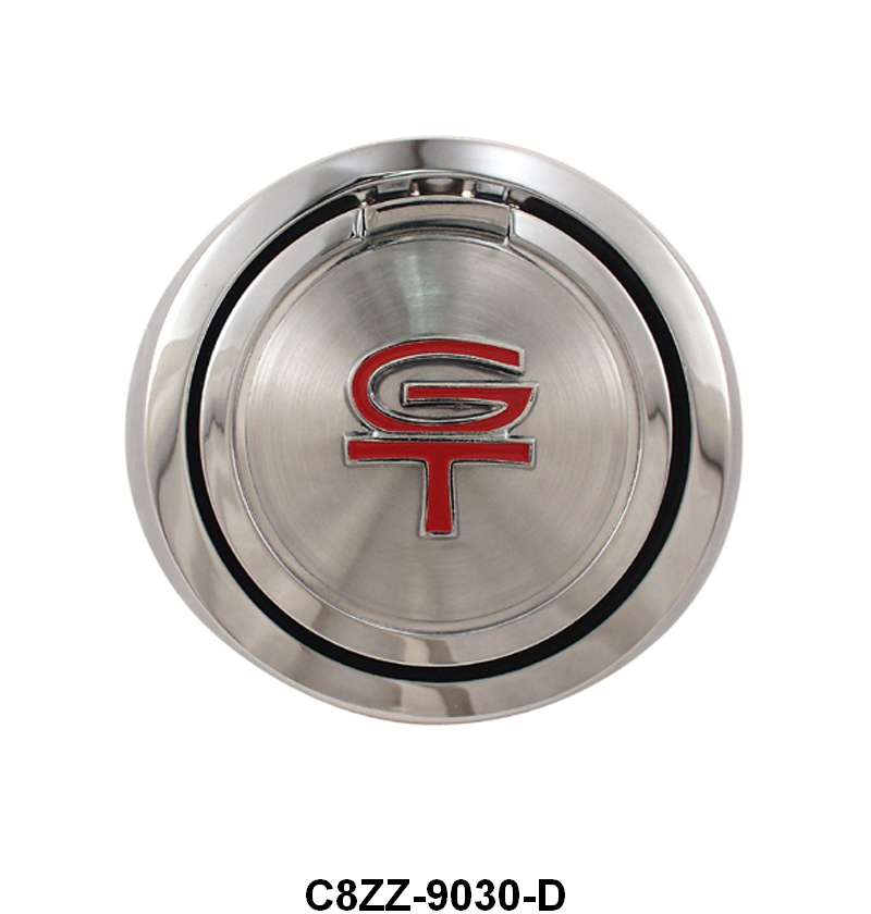 GAS CAP - 68 MUSTANG "GT" POP-OPEN TYPE