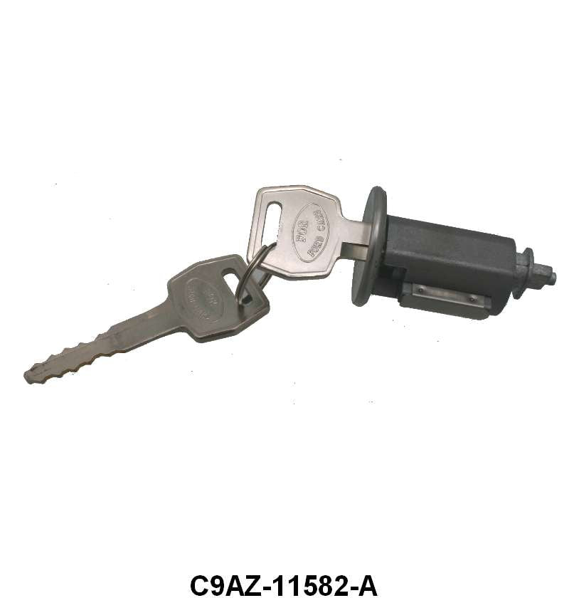 IGNITION SWITCH CYLINDER - 66-69 GLX/FRLN, 67-69 MUST, 66-70 FLCN, 67-78 PU