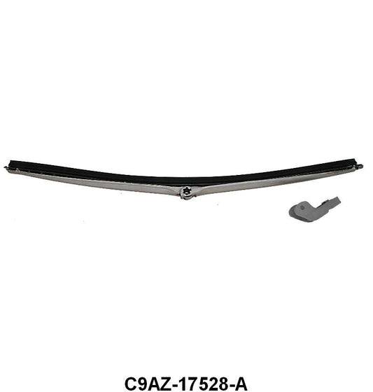POLISHED STAINLESS WIPER BLADE - 66-69 FRLN, 66-70 FLCN, 69-70 MUST 16"