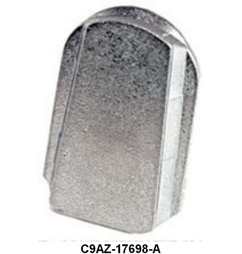 INSIDE MIRROR MOUNTING PLATE ON WINDSHIELD - 70-72 PASSENGER