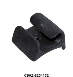 SUN VISOR CENTER BRACKET - 69-70 GLX/MUST/COUGAR EXCEPT CONV, BLACK