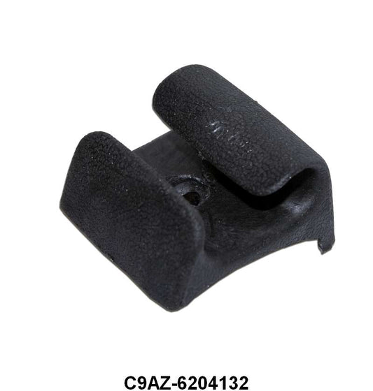 SUN VISOR CENTER BRACKET - 69-70 GLX/MUST/COUGAR EXCEPT CONV, BLACK