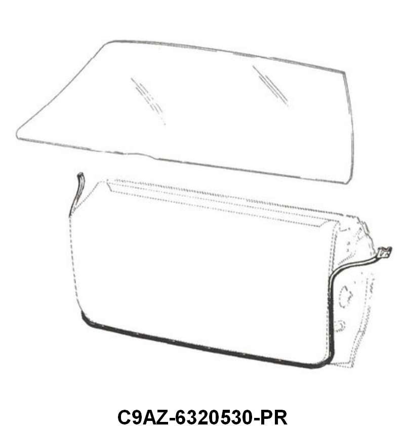 DOOR SEALS - 69-72 GALAXIE/LTD 2DR HARDTOP #65, FASTBACK #63, CONV