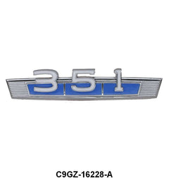 ENGINE SIZE EMBLEM - 69 FAIRLANE/RANCHERO/COMET 