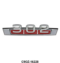 ENGINE SIZE FENDER EMBLEM - 69 FAIRLANE/RANCHERO "302"