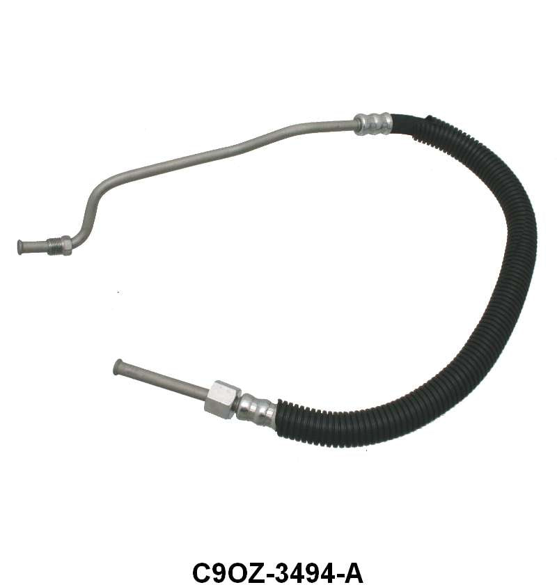 POWER STEERING PRESSURE HOSE-VALVE END - 69-70 FLCN/FRLN