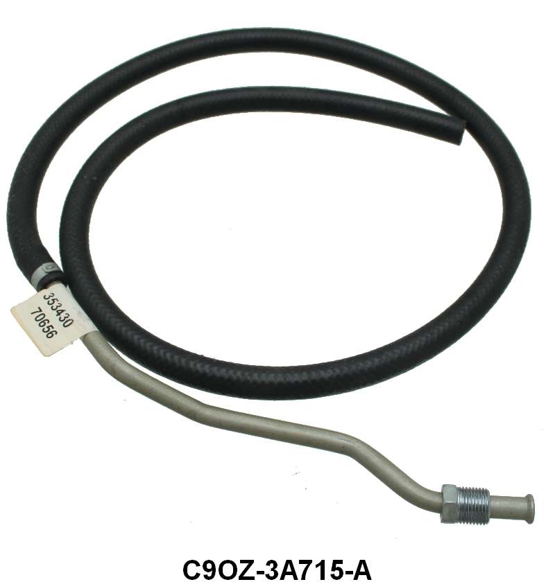 POWER STEERING RETURN HOSE - 69 FAIRLANE, 70-71 TORINO, 69-71 RANCHERO ALL V8