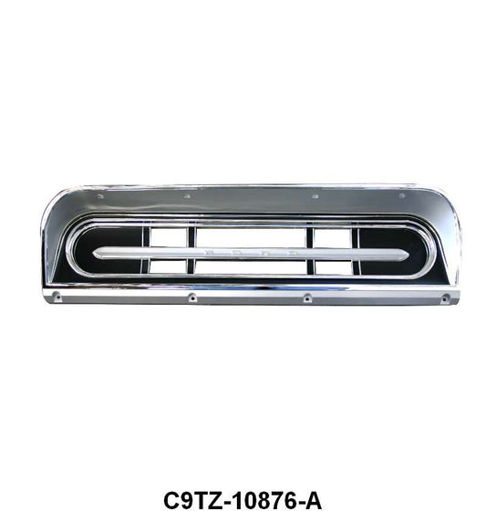 INSTRUMENT CLUSTER BEZEL - 67-72 F-100/F-350 BLACK & CHROME