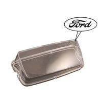GRILLE SPORT LAMP LENSES - 70 MUSTANG MACH 1, WITH FOMOCO SCRIPT