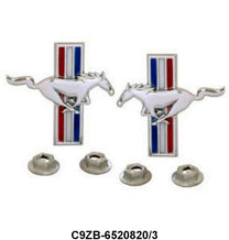 DOOR PANEL EMBLEM - 69-70 MUSTANG W/RUNNING HORSE