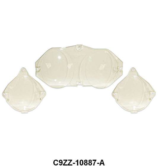 INSTRUMENT BEZEL LEN SET - 69-70 MUSTANG WITHOUT IN DASH TACH