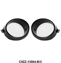 HEADLIGHT DOOR/BEZELS - 69 MUSTANG INNER (BLACK PLASTIC)