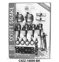 WIRE LOOM MOUNTING KIT FOR ENGINE COMPARTMENT - 69 MUSTANG