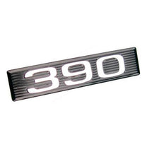HOOD SCOOP SIDE EMBLEM INSERT - 69 FAIRLANE/RANCHERO/MUSTANG "390"