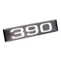 HOOD SCOOP SIDE EMBLEM INSERT - 69 FAIRLANE/RANCHERO/MUSTANG "390"
