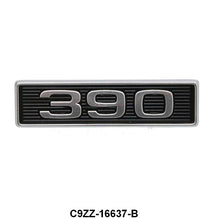 HOOD SCOOP SIDE EMBLEM - 69 FAIRLANE/RANCHERO/MUSTANG "390"