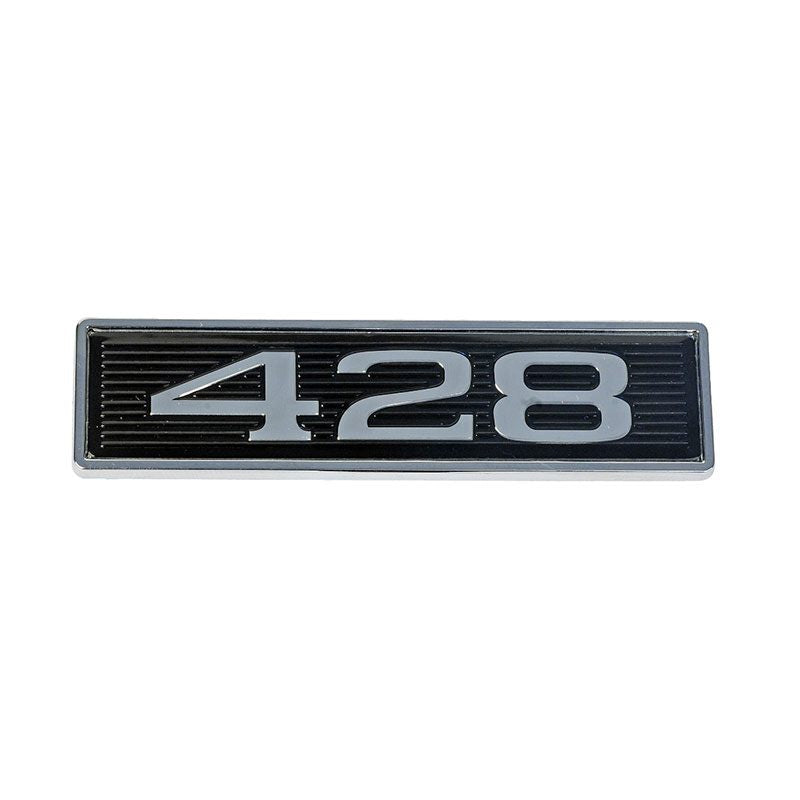 HOOD SCOOP SIDE EMBLEM - 69 FAIRLANE/RANCHERO/MUSTANG "428"