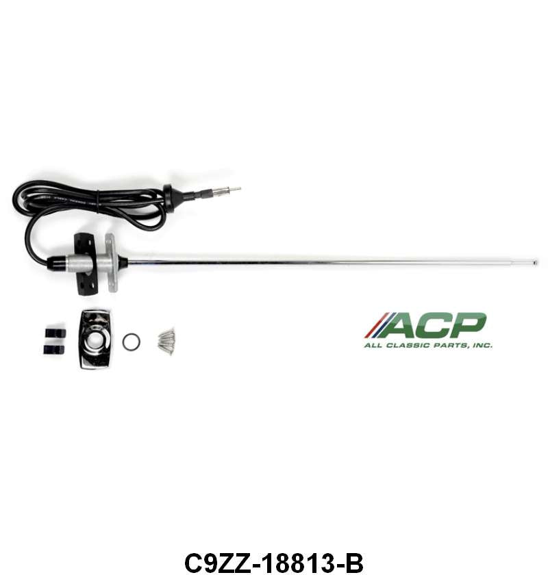 FRONT FENDER MOUNT ANTENNA - 69-70 MUSTANG BASE PAD IS NOT CORRECT