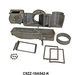 HEATER BOX ASSEMBLY - 69-70 MUSTANG W/GASKET KIT & CLIPS