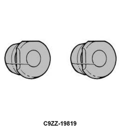 CONDENSER TUBE GROMMETS - 69-70 MUSTANG