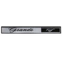 DASH EMBLEM BEZEL INSERT - 69-70 MUSTANG "GRANDE"
