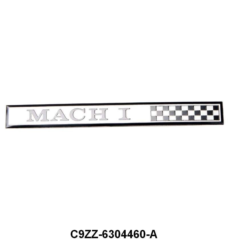 DASH EMBLEM BEZEL INSERT - 69-70 MUSTANG "MACH 1"