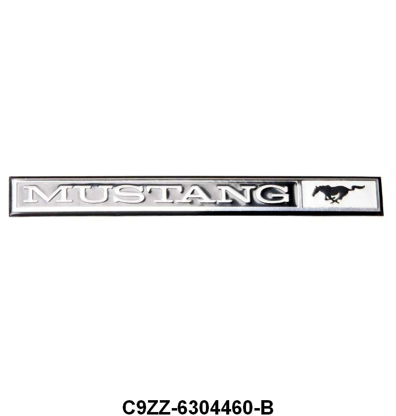 DASH EMBLEM BEZEL INSERT - 69-70 MSUTANG "MUSTANG"