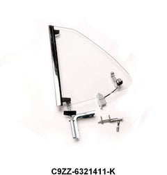 COMPLETE QUARTER WINDOW ASSEMBLY - 69-70 MUSTANG FASTBACK LEFT HAND