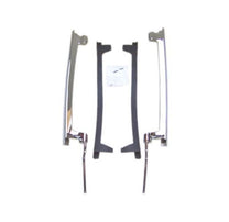 QUARTER WINDOW CHROME FRAME - 69-70 MUSTANG FASTBACK