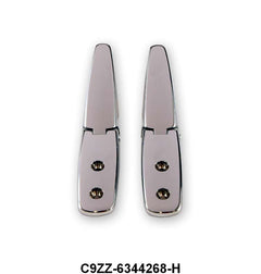 REAR WINDOW LOUVER UPPER HINGES - 69-70 MUSTANG