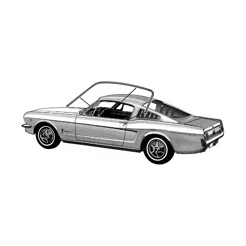 ROOF RAIL SEALS - 69-70 MUSTANG FASTBACK