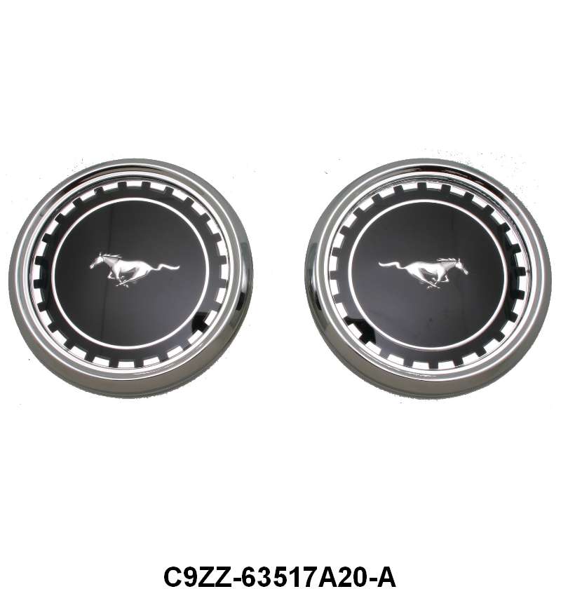 QUARTER POST/ROOF EMBLEM - 69-70 MUSTANG FASTBACK ROOF SIDE