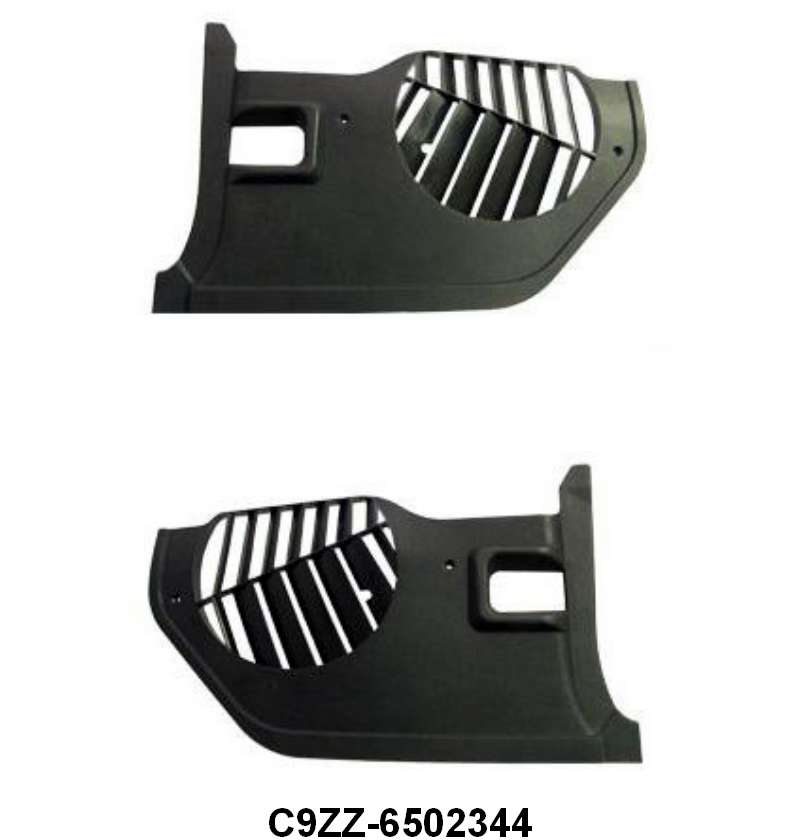 KICK PANELS - 69-70 MUST/COUGAR BLACK