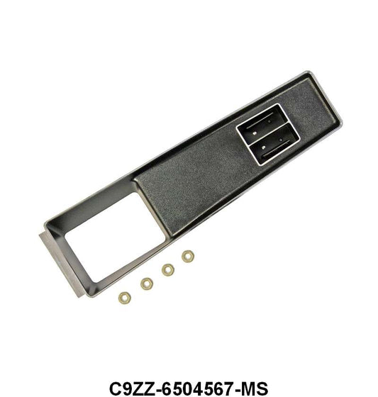 CONSOLE SHIFT PLATE - 69 MUSTANG STD W/MANUAL