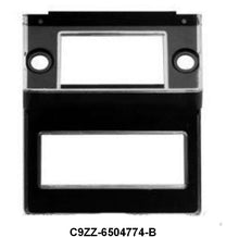 RADIO BEZEL - 69-70 MUSTANG BLACK/CHROME