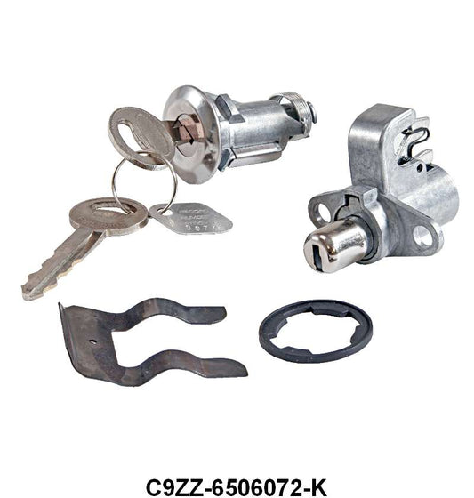 TRUNK & GLOVE BOX LOCK CYLINDER SET - 69-70 MUSTANG, COUGAR, 69-71 GALAXIE