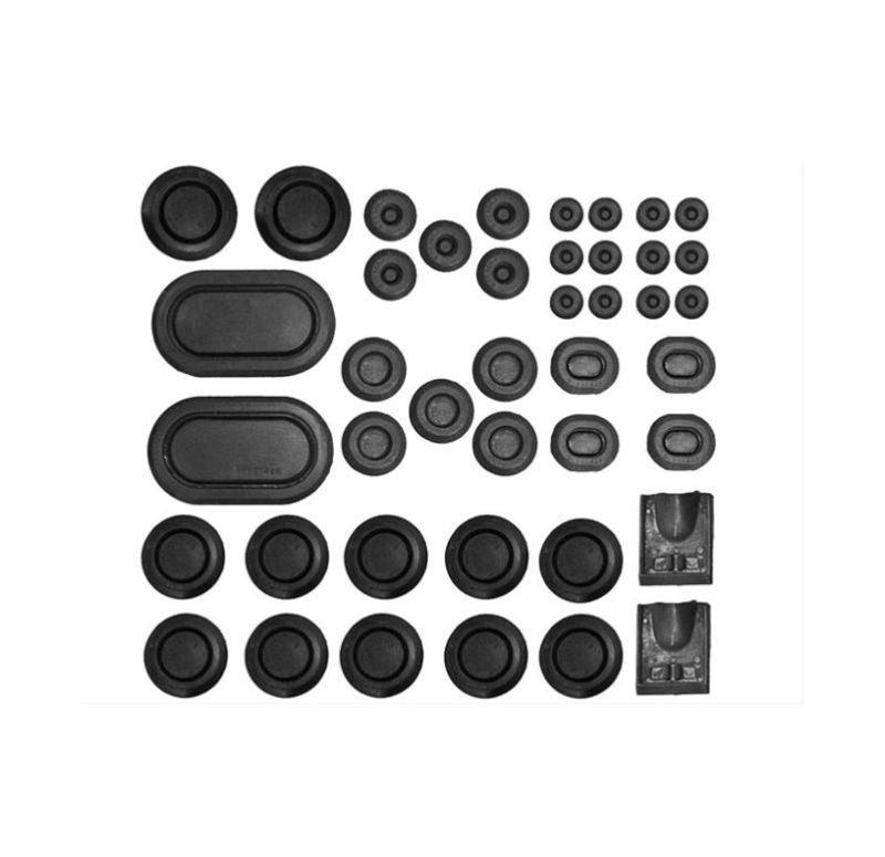 FLOOR PAN GROMMET SET - 69-70 MUSTANG KIT OF 44 PIECES