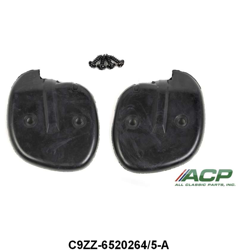 REAR OF FRONT DOOR TO WINDOW SEALS - 69-70 MUSTANG/COUGAR