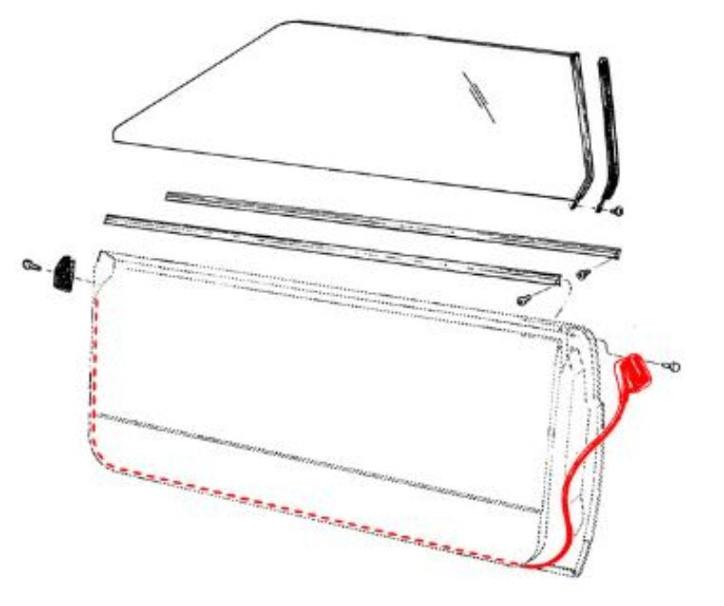 DOOR SEALS - 69-70 MUSTANG/COUGAR ALL