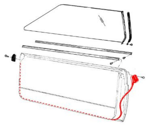 DOOR SEALS - 69-70 MUSTANG/COUGAR ALL