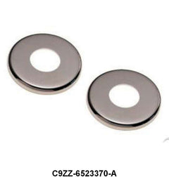 WINDOW CRANK HANDLE BACK PLATE - 70-72 GLX/TORINO, 69-70 MUST CHROME