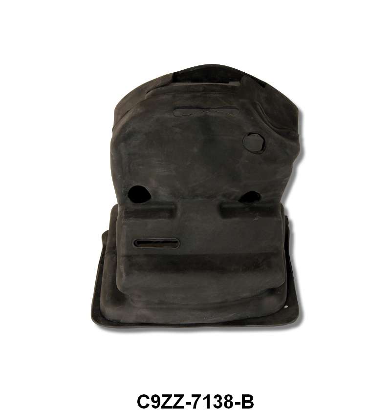 MANUAL FLOOR LOWER SHIFT BOOT - 69 MUSTANG 4-SPD