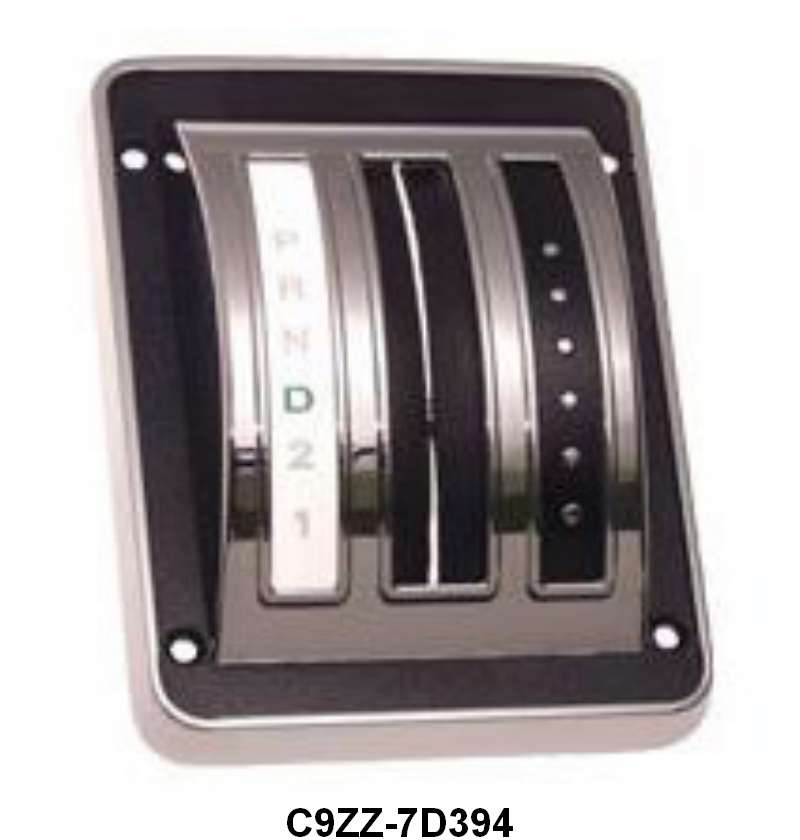 AUTOMATIC FLOOR SHIFT COVER ASSEMBLY - 69-70 MUSTANG