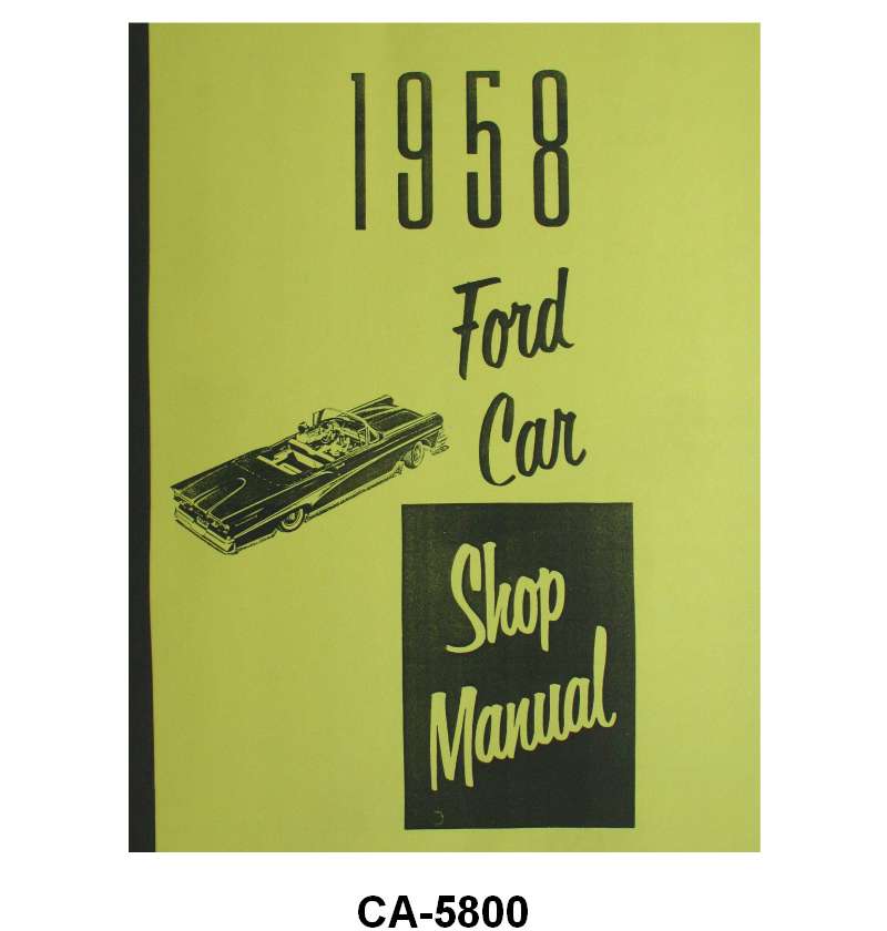 SHOP MANUAL - 58 PASS/RANCHERO