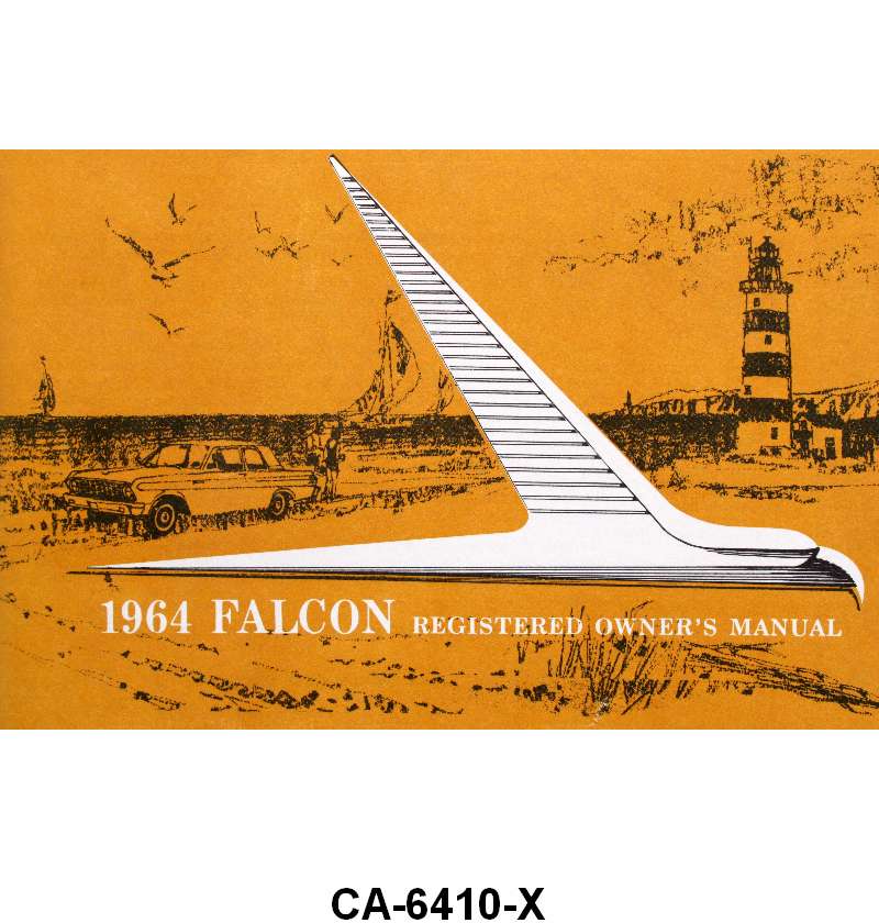 OWNERS MANUAL - 64 FALCON/RANCHERO