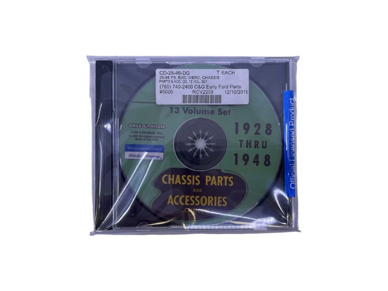 CHASSIS PARTS AND ACCESSORIES ON CD - 32-48 PASS EXCEPT MERC 13 VOLUME SET